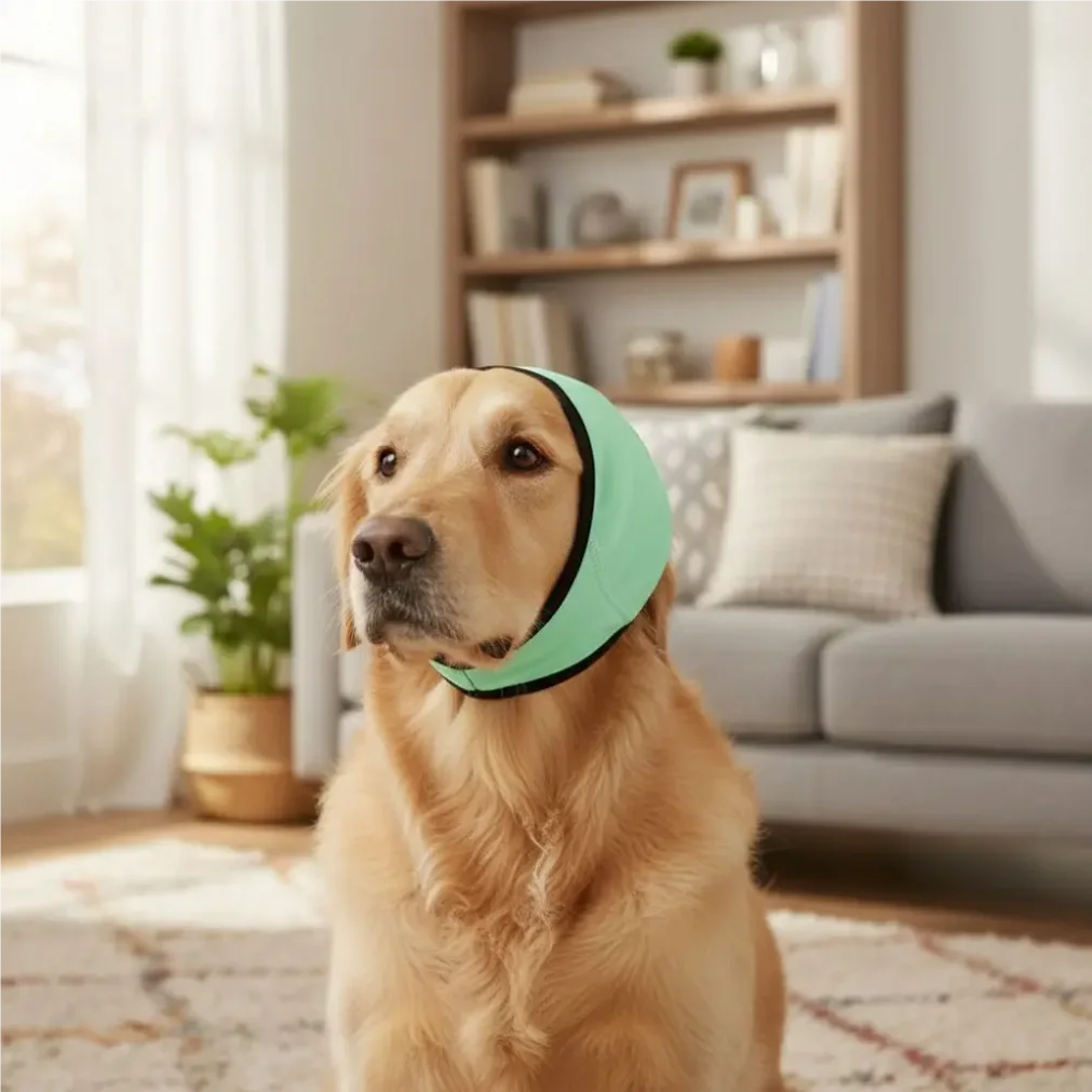 Noise Reduction Dog Ear Covers Hearing Protection Waterproof Dog Calming Earmuff SPehock Proof Adjustable t Ear Muffs2025new