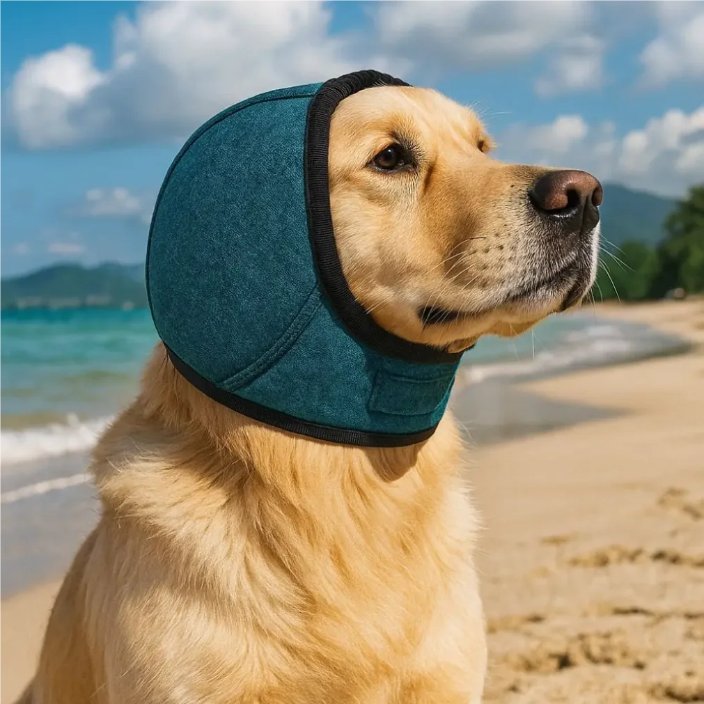 Noise Reduction Dog Ear Covers Hearing Protection Waterproof Dog Calming Earmuff SPehock Proof Adjustable t Ear Muffs2025new